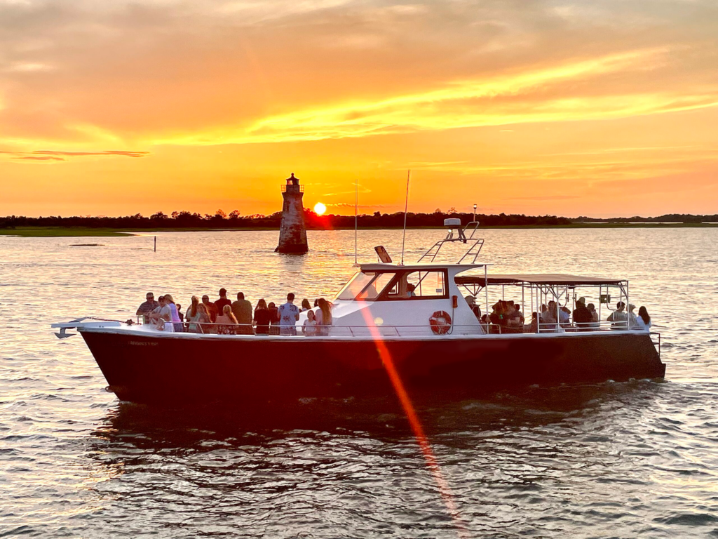 Dauphin Island boat tour departing from the marina